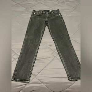 Rag & Bone Cate Ankle Skinny “washed black” jeans